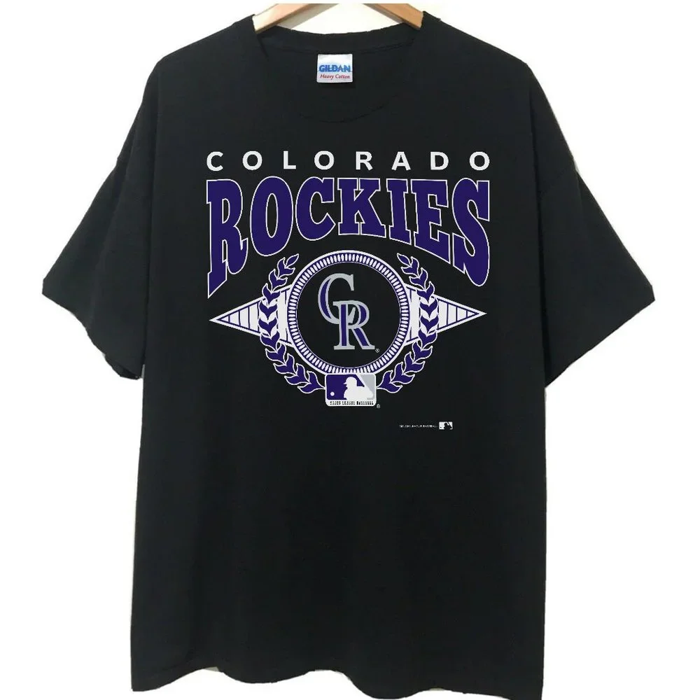 Vintage 90s Colorado Rockies Baseball Shirt, MLB Colorado Rockies Shirt tee
